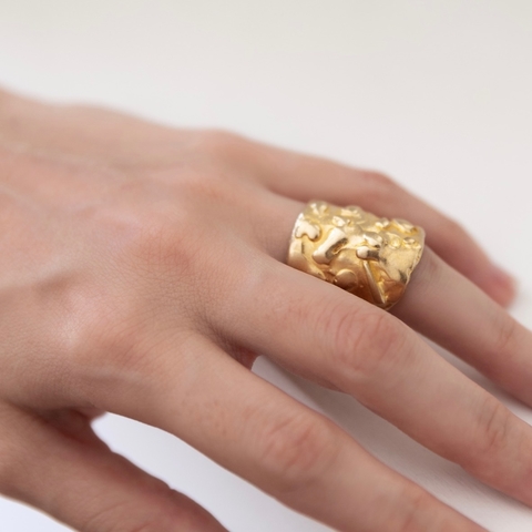 Anillo Picasso XL - Bronce