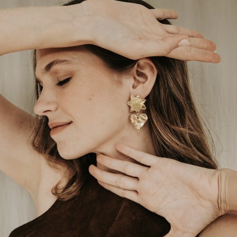 Aros Galax de bronce