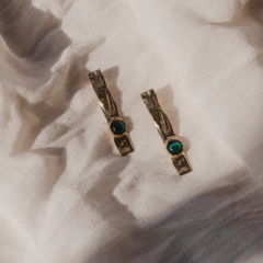 Aros Tower con Piedra - Bronce - comprar online