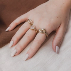 Anillo Nudo - Bronce - comprar online