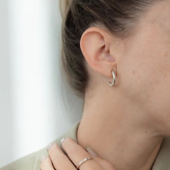 Argollas small de plata 925 en internet