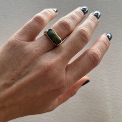 Anillo Rustico Green - Bronce