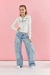 7046.Baggy Cargo Denim