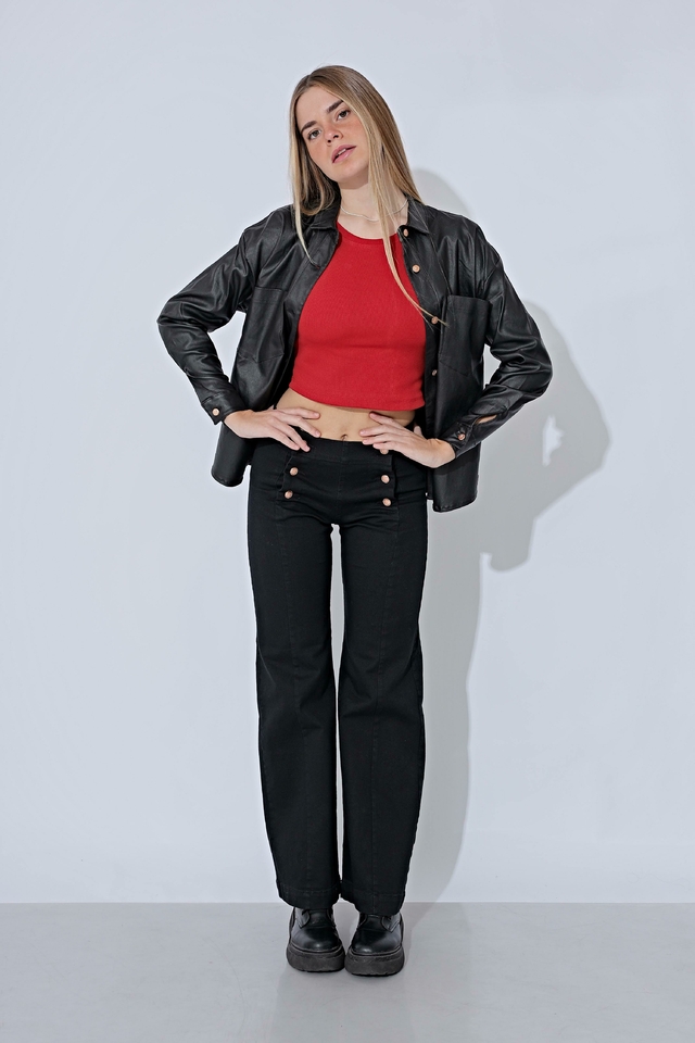 985.Wide Leg 6 Botones Elastizado thumbnail 2