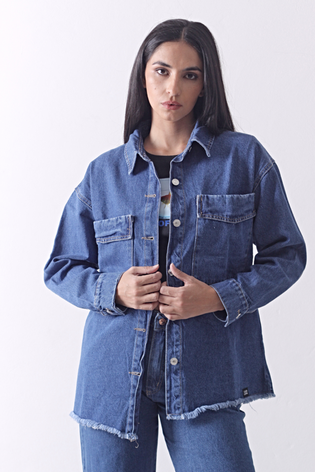 1100. Camisaco Denim Índigo thumbnail 2