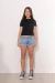 7083. Short Tiro Bajo Denim TEENS - comprar online