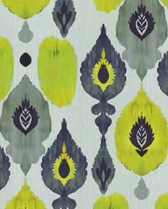 Retro Ikat Lime