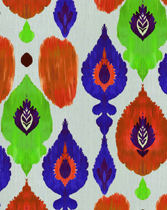 Retro Ikat Orange