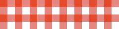 Corte Big Gingham Orange - comprar online