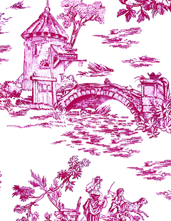 Toile Dark Red - comprar online