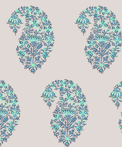 New Paisley Blue