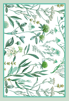 Set 4 diseños Wildflower Aqua para individuales!