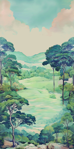 Mural Verdure in pale en internet