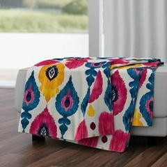 Retro Ikat Fuchsia en internet