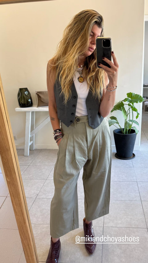 Pantalón Lino Charlie - comprar online