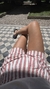 Short Lino Rayas