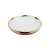 Bowl Summer Rosa Com Borda Dourada 23x5cm We Make