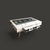 Mesa De Centro Retrô Fita K7 Faroeste Cabloco Branca Verito - comprar online