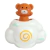 Brinquedo Amigos Do Banho Ursinho Marrom BabyGo Premium