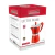 Cafeteira Italiana Vermelha 6 Xícaras 300ml Hauskraft - EUQUEROUM - Xadrez, Miniaturas, Estatuetas, Dia dos Pais