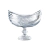 Centro De Mesa Oval Com Pé Linum Studio Crystal