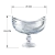Centro De Mesa Oval Com Pé Linum Studio Crystal - EUQUEROUM Presentes Exclusivos
