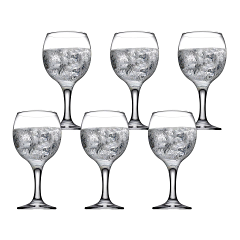 Conjunto Com 6 Taças Para Água 290ml Bistro Pasabahçe