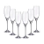 Jogo Com 6 Taças Para Champanhe Carduelis 290ml Bohemia Crystalite