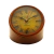 Relógio De Mesa Decorativo Em Metal Marrom 14cm Royal Decor