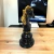 Troféu Xadrez Estatueta Chess Cavalo Preto Luxo 25CM Verito na internet