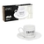 Xícaras Para Café Com Pires De Porcelana Manhattan Branca 80ml 6 Peças Hauskraft - EUQUEROUM