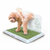Kit Bandeja Mini Alfombra Sanitaria Tonipets + Pared para Machos XS+ Snack Mon Ami
