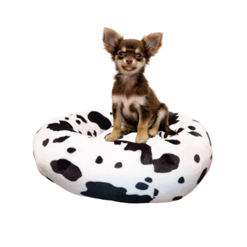 Moises Soft Cama Animal Print Vaca Suave Impetu Confort Perros y Gatos S Y M 55 Cm
