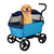 Carrito Ibiyaya Noah All Around Beach Wagon Coche Mascotas Perros Grandes paseos