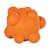 Pelota Basculante Caucho Natural Trixie Irregular Super Resistente naranja
