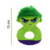 Peluche juguete sonajero de Hulk de Marvel, ideal para perros, con un diseño colorido y divertido.