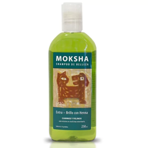 Shampoo Moksha de Belleza con Henna para Perros y Gatos