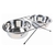 Comedero Y Bebedero Set Duo Trixie De Acero Inoxidable Grande 1,8 L