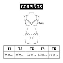 Corpiño RUFFA (blanco/negro) - tienda online