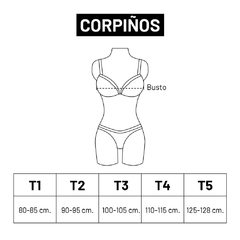 Corpiño ARIANNA BLANCO/NEGRO - tienda online