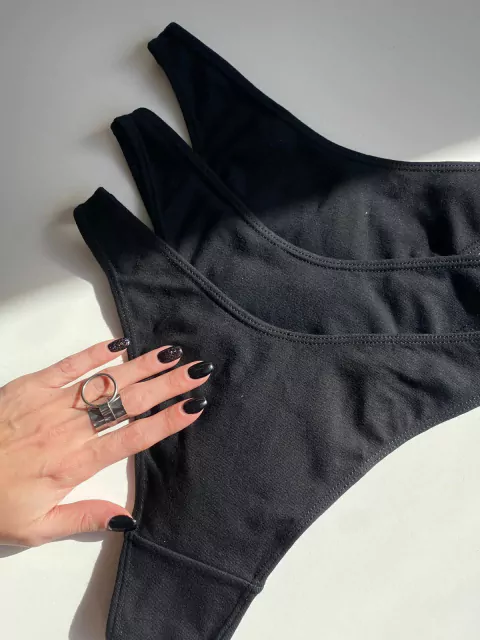 Pack x 3 Colaless CAMILE Total Black