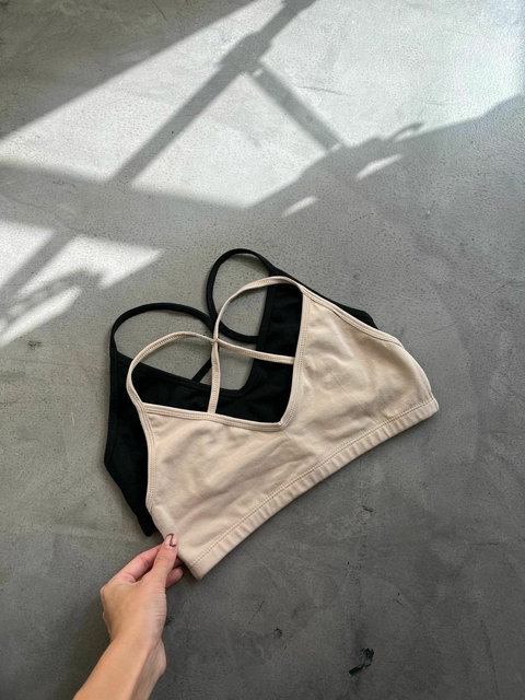 Pack x2 corpiños MERIDA RELOADED (negro y beige) - comprar online