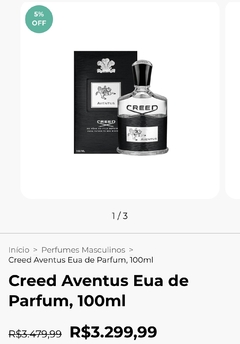 Creed Aventus 1,5ml Amostra Original - comprar online