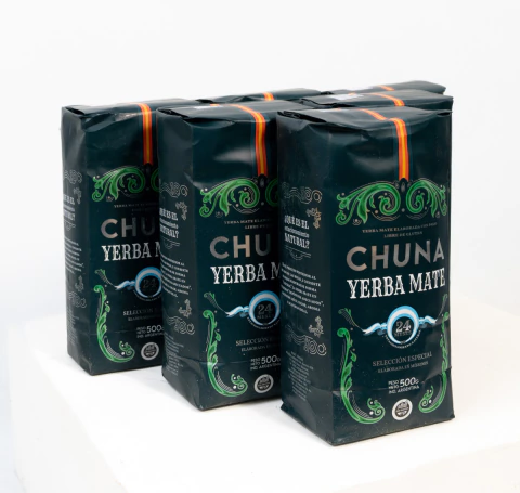 Yerba Mate Chuna 500 gr Pack x 10 Unidades - comprar online