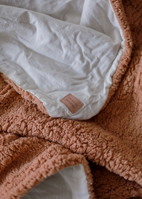 MANTA ZAMBIA XL - AVELLANA - comprar online