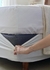 CUBRE SOMMIER BLANCO TIZA ELASTIZADO - TUSOR en internet