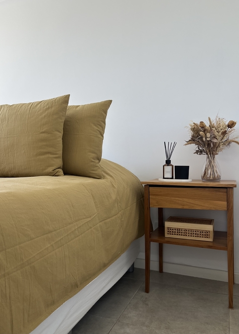 FUNDA DE EDREDON NORDICA - AVELLANA - comprar online