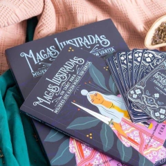 MAGAS ILUSTRADAS. LIBRO DE TAROT + MAZO ILUSTRADO