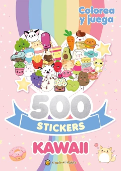 500 STICKERS KAWAII - COLOREA Y JUEGA