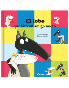 LOBO QUE HIZO UN AMIGO NUEVO